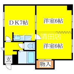 メモリアル清田の物件間取画像